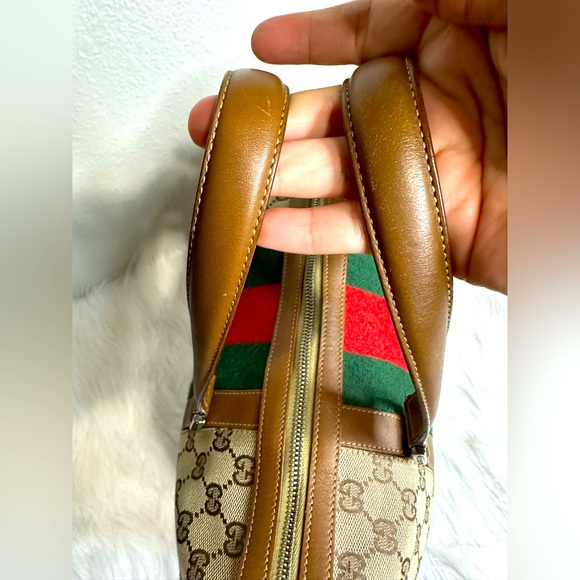 Gucci Limited Edition Sherry Line Boston Bag Brown - Picture 7 of 16